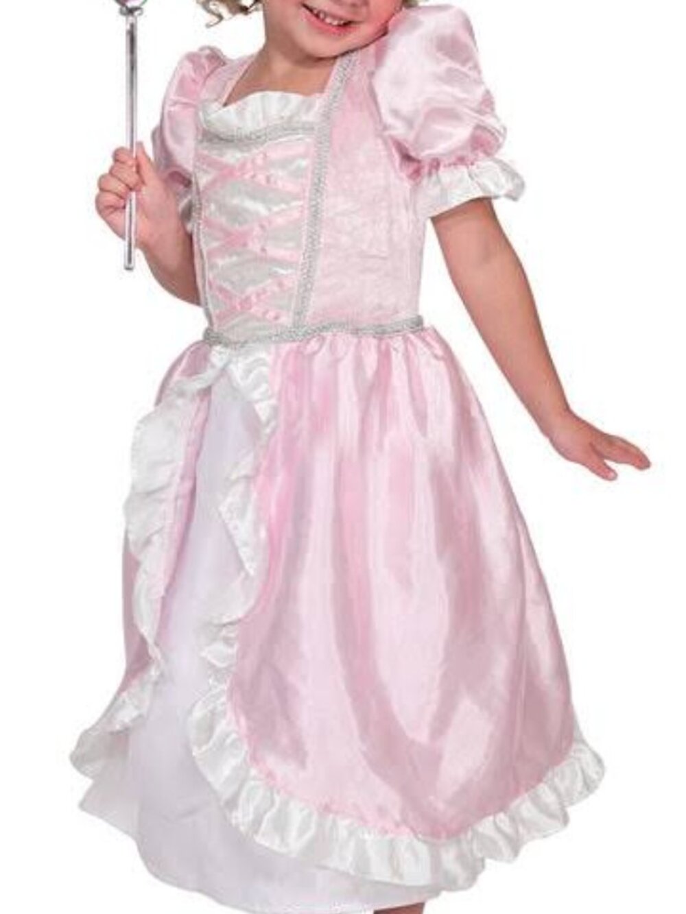MELISSA AND DOUG PRINCESS DRESS UP COSTUME WITH PETTICOAT SIZE 3-6